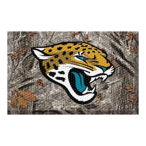 NFL - Jacksonville Jaguars 19 in. x 30 in. Outdoor Camo Scraper Mat Door Mat