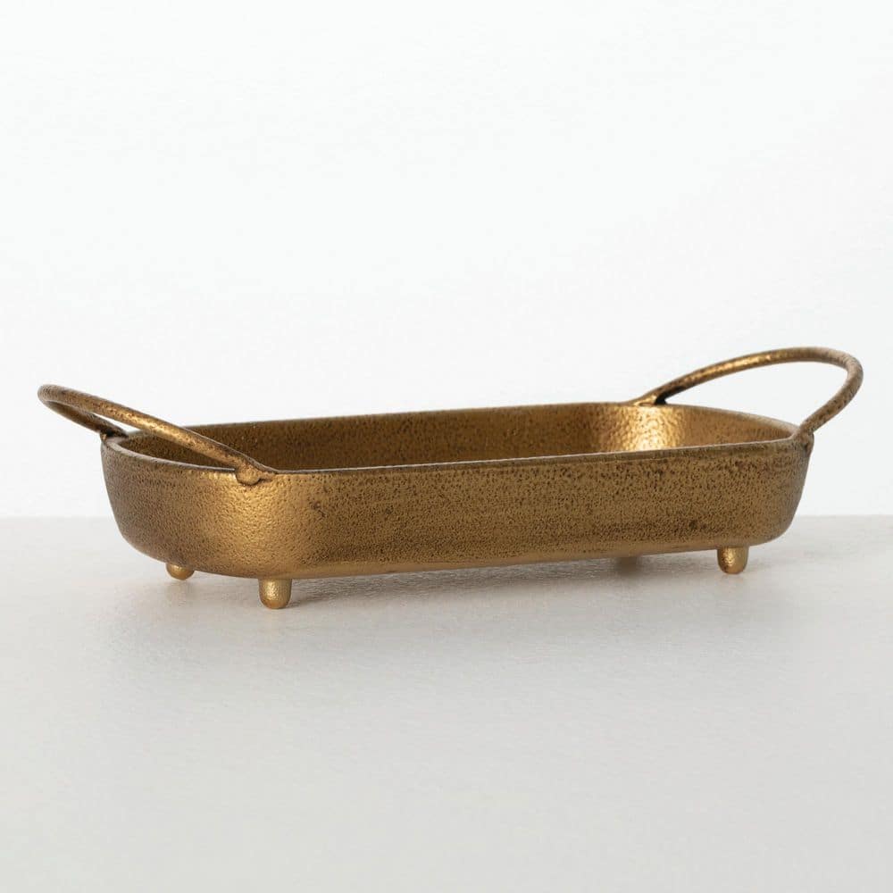 "10.5"" Brass Tray with Handles, Gold" price history on PriceWatchPro