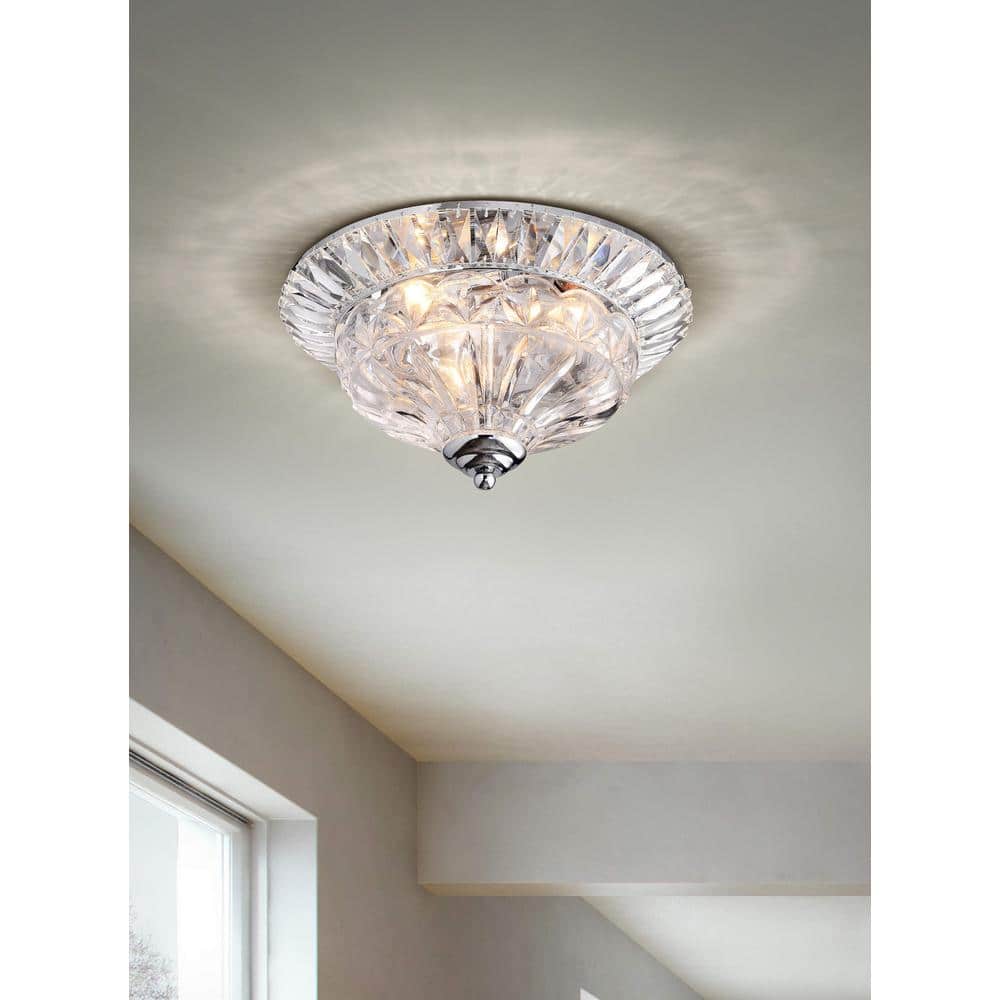 【大特価!!】 13.2 Madilynn Jojospring In. Flush Crystal Chrome 3Light W 管楽器・吹奏楽器