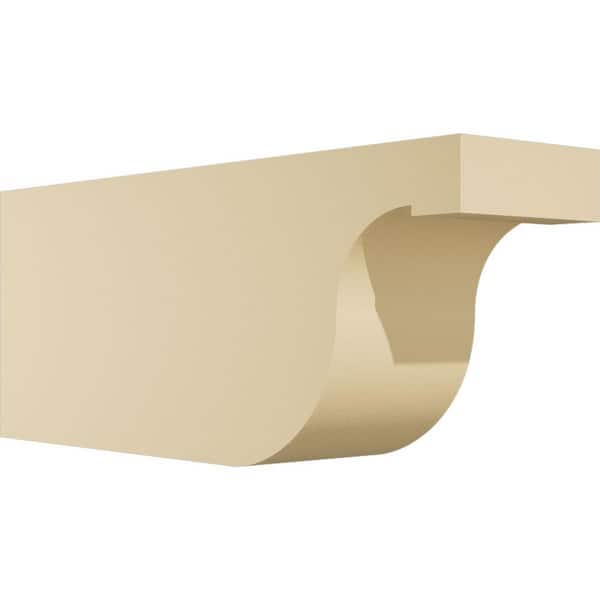 Ekena Millwork Standard Del Monte 5 in. W x 8 in. H x 20 in. D Signature Urethane Rafter Tail Outlooker