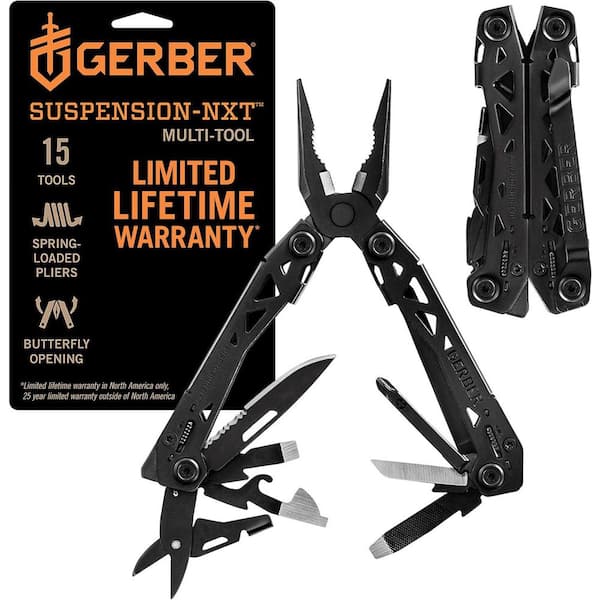 Suspension NXT 15-N-1 Multi-Tool with Pocket Clip Black
