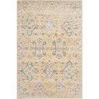 Evoke Gold/Ivory 5 ft. x 8 ft. Area Rug