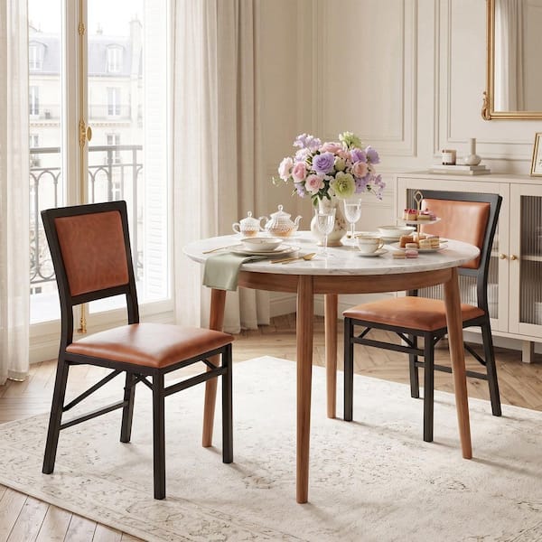 formio デンマーク KF-18 ハンディラック チェア シェルフ VECELO Foldable Dining Chairs Set of 2 Space-Saving, No Assembly