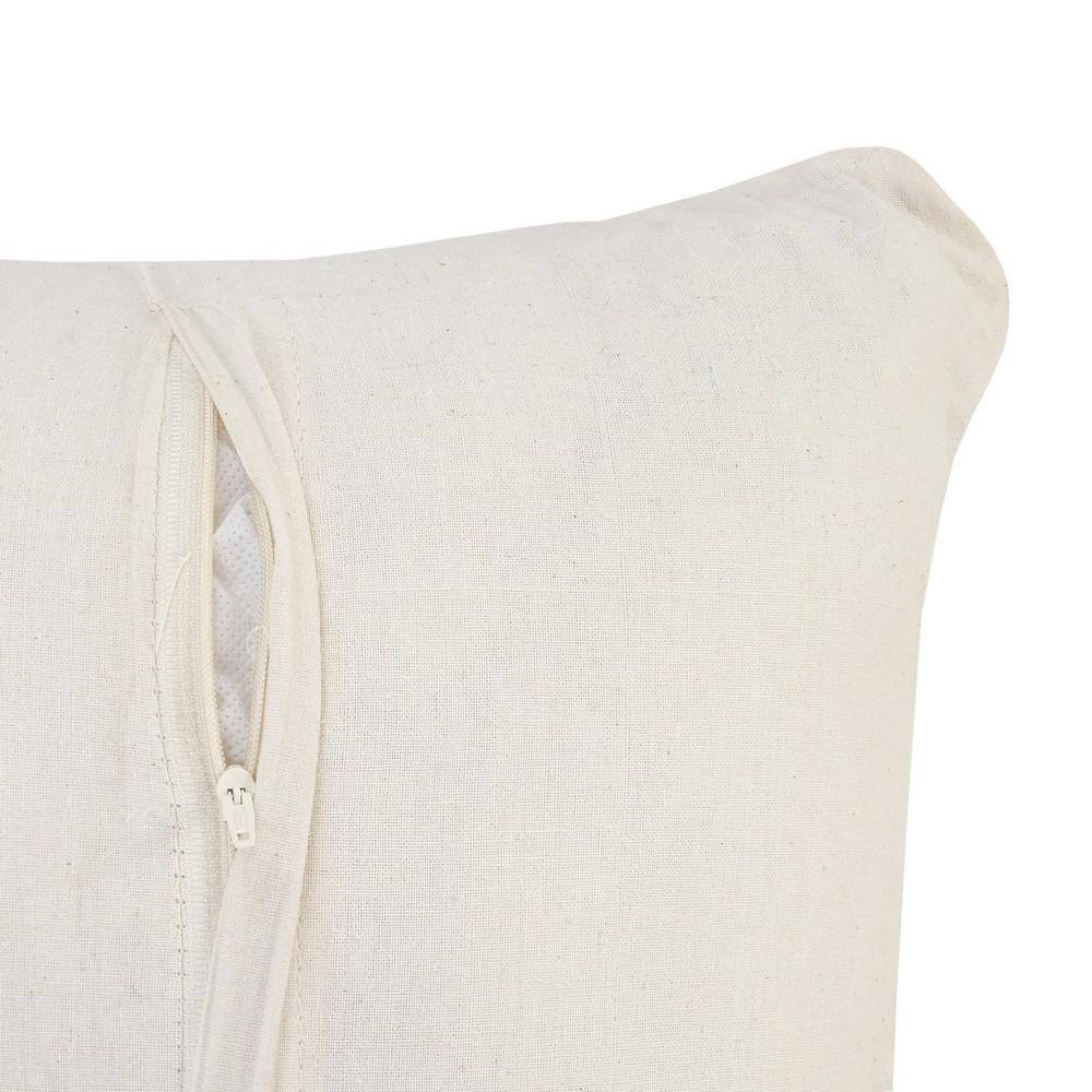 Nomad 20" Square Multicolor Cotton Geometric Throw Pillow