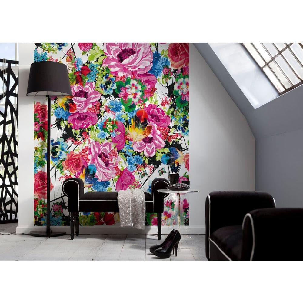 Komar 100 in. x 72 in. Romantic Pop Wall Mural 4749 The Home Depot