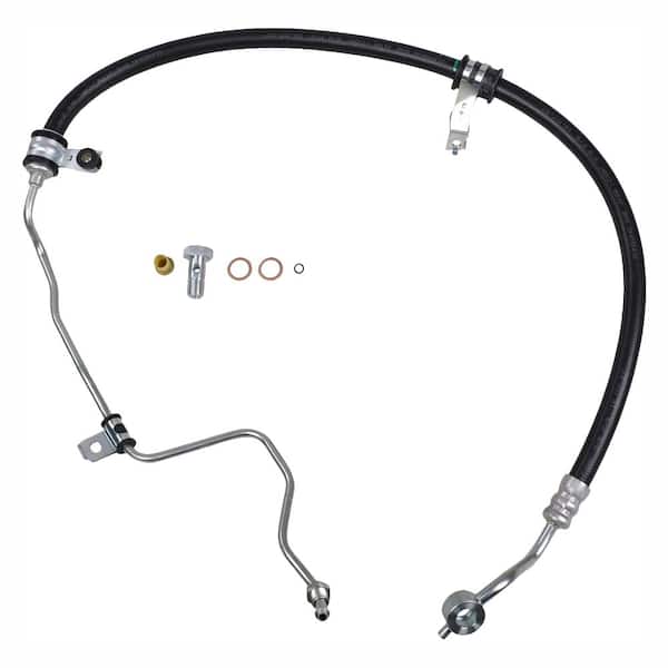 Sunsong Power Steering Pressure Line Hose Assembly - Pump To Rack