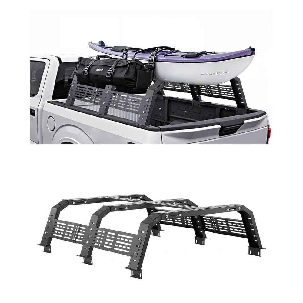 Overland Truck Bed Rack, 54.3-68. 3in. Adjustable, 900lbs. Capacity Rack, Heavy Duty Steel, Fits Full/Mid-Size Trucks price history on PriceWatchPro