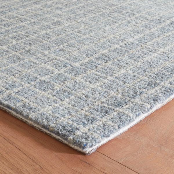 Conall Hand Micro Hooked Wool Slate 3 ft. x 8 ft. Indoor Runner Rug