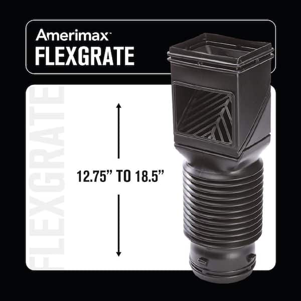 Plastic Trends 2 in. Hub x 3 in. Dia. Female Flush Downspout Adapter Plastic Trends 2 in. Hub x 3 in. Dia. Female Flush Downspout Adapter