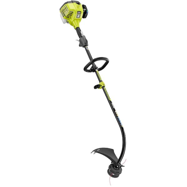 25 cc 2-Stroke Attachment Capable Full Crank Curved Shaft Gas String Trimmer