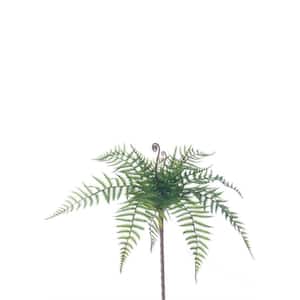 Artificial 13 in. Green Feather Leaf Fern Pick
