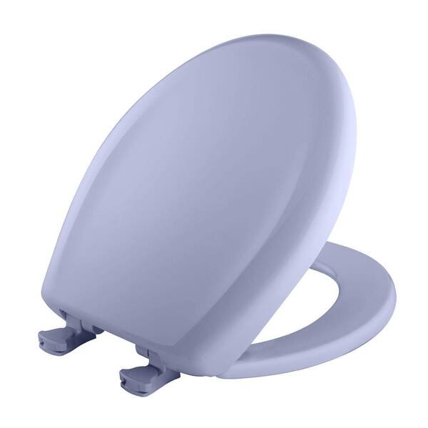 BEMIS Round Closed Front Toilet Seat in Skylight