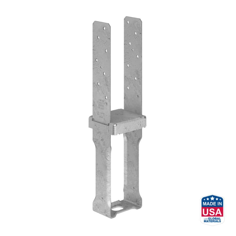 UPC 707392213208 product image for CBSQ Hot-Dip Galvanized Standoff Column Base for 4x4 Nominal Lumber with SDS Scr | upcitemdb.com