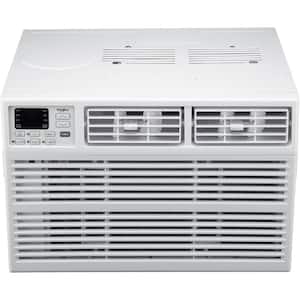 Energy Star 12,000 BTU 115V Window AC w/ Remote Control for Rooms up to 550 Sq. Ft. LCD Display Auto-Restart Timer White