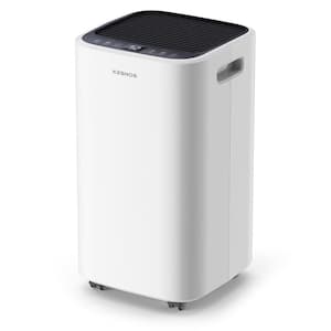 34-Pint Multifunctional Home Dehumidifier with 6.56 ft. Drain and Bucket for 2500 sq. ft. Home or Bedroom, White