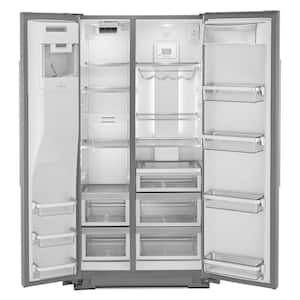36 in. W 22.6 cu. ft. Side by Side Refrigerator in Stainless Steel with PrintShield Finish, Counter Depth