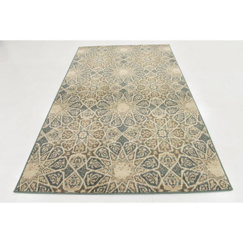 Tuareg Multi-Color Abstract Rectangular Synthetic Area Rug