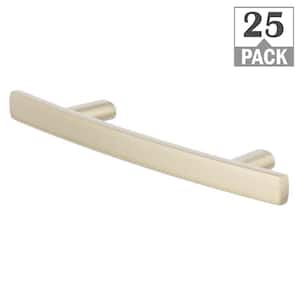 Contemporary Beam 3 in. (76 mm) Champagne Classic Cabinet Pull (25-Pack)