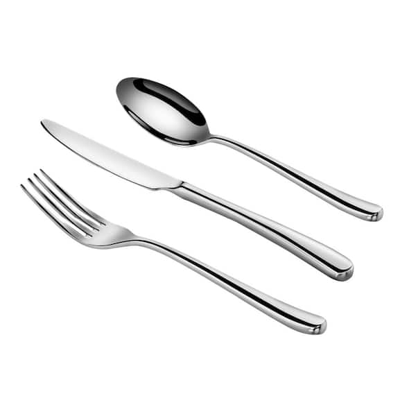 Artaste Rain II 36-Piece Forged 18/10 Stainless Steel Flatware Set ...