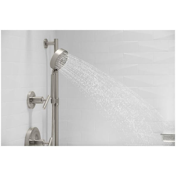 KOHLER Purist 3-Spray 2.5 Gpm Multifunction Handshower Kit with Katalyst Technology in Polished Chrome (Valve Not Included)