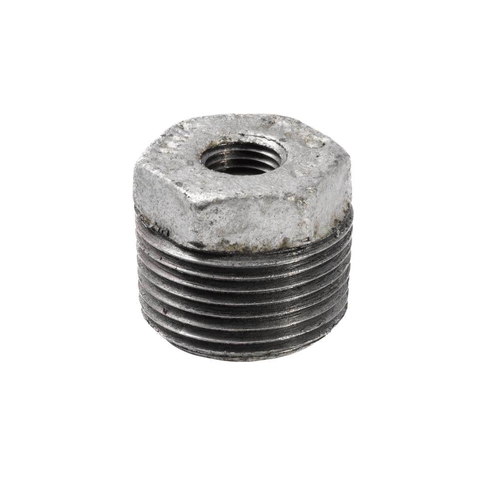 3/4 in. x 1/4 in. Galvanized Malleable Iron MPT x FPT Hex Bushing Fitting price history on PriceWatchPro