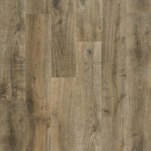 Defense+ Tanned Chester Oak 14 mm T x 7.4 in. W Waterproof Laminate Wood Flooring (17.2 sqft/case)