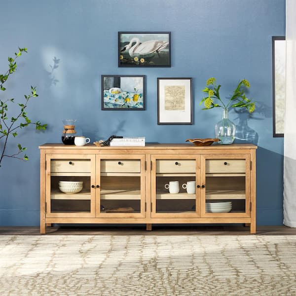 Walker Edison Furniture Company Harlow EZ Assembly 70 Inch English
