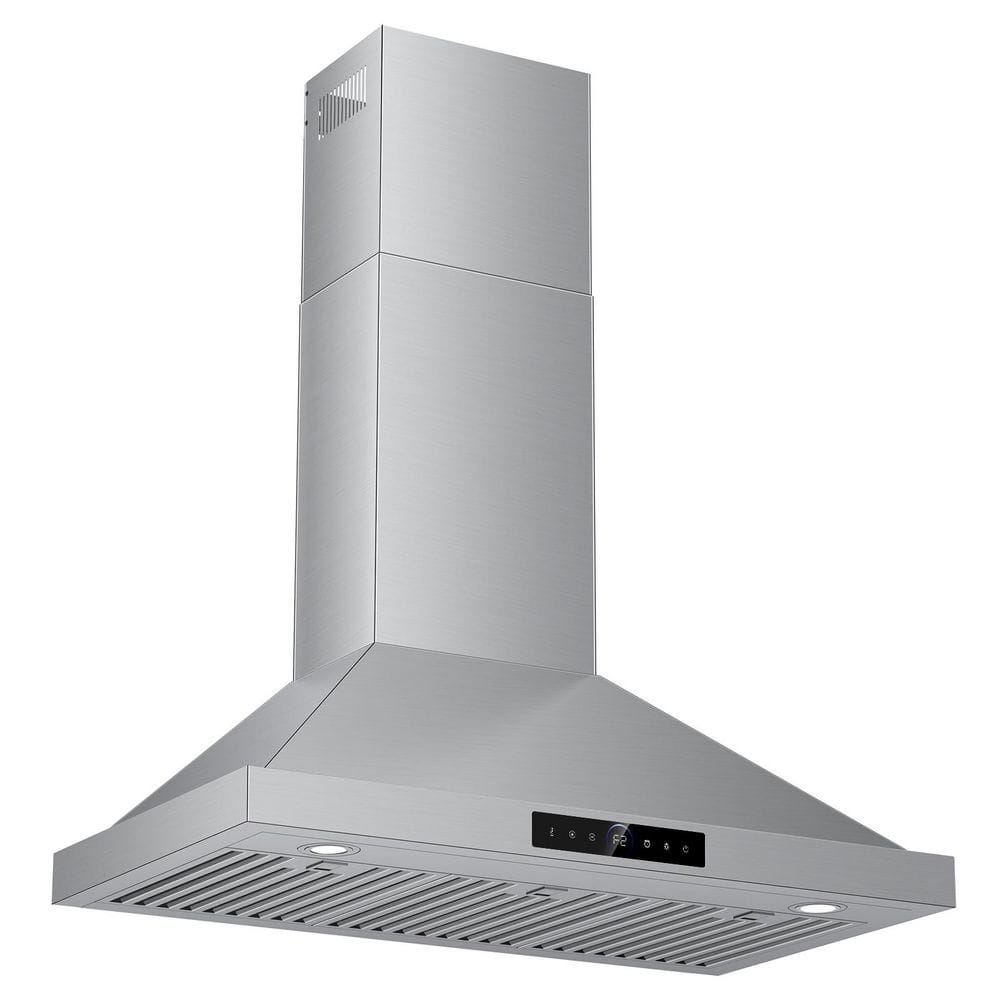 36 in.1200CFM Wall Mount Downdraft System Convertible Range Hood with Gesture and Touch Control Panel, Stainless Steel price history on PriceWatchPro