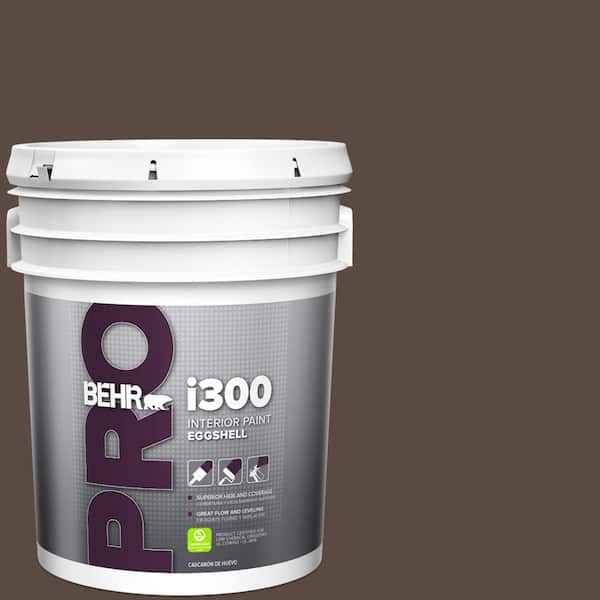 BEHR PRO 5 gal. #PMD-91 Iced Espresso Eggshell Interior Paint