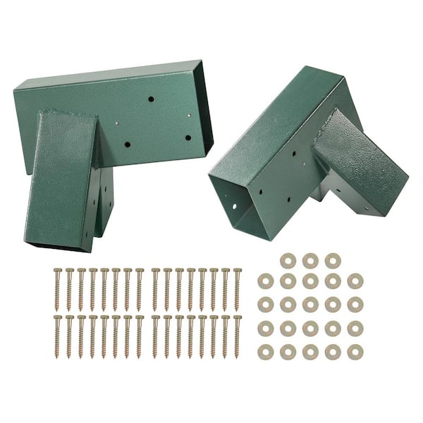 (Set of 2) Machrus Swingan AFrame Bracket Green Powder Coating Bolts Included