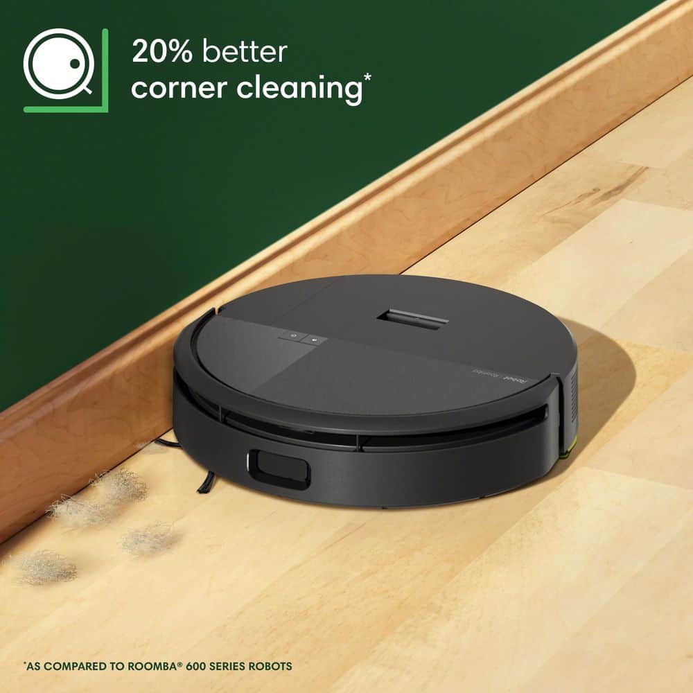 Roomba 205 Vac DustCompactor Bagless 13.2 in. Robotic Vacuum   with Smart Navigation in Black