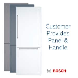 Benchmark Series 30 in. W 16 cu. ft. Built-In Smart Bottom Freezer Refrigerator, Custom Panel Ready, Counter Depth