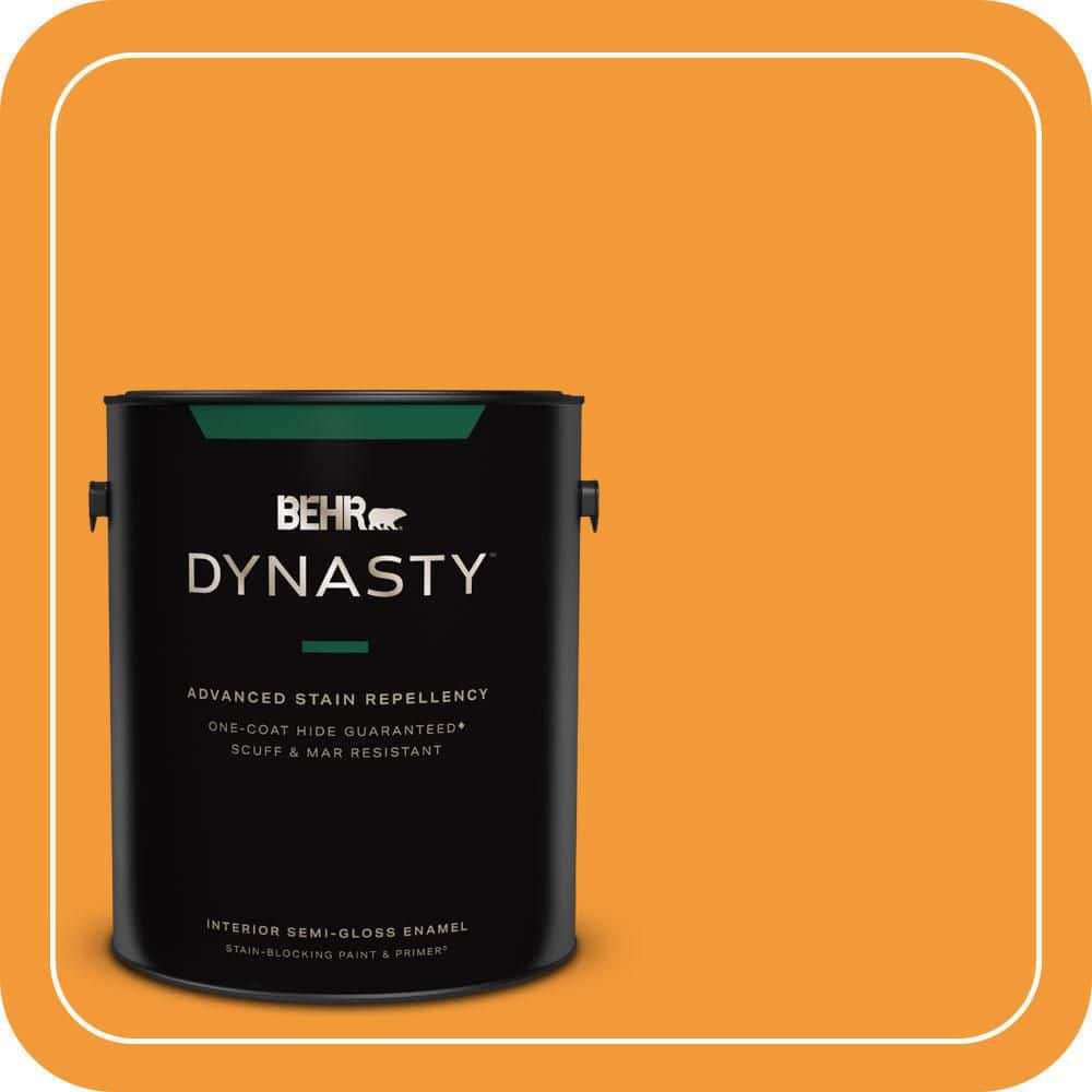 1 gal. #280B-6 Amber Glow Semi-Gloss Enamel Interior Stain-Blocking Paint & Primer price history on PriceWatchPro