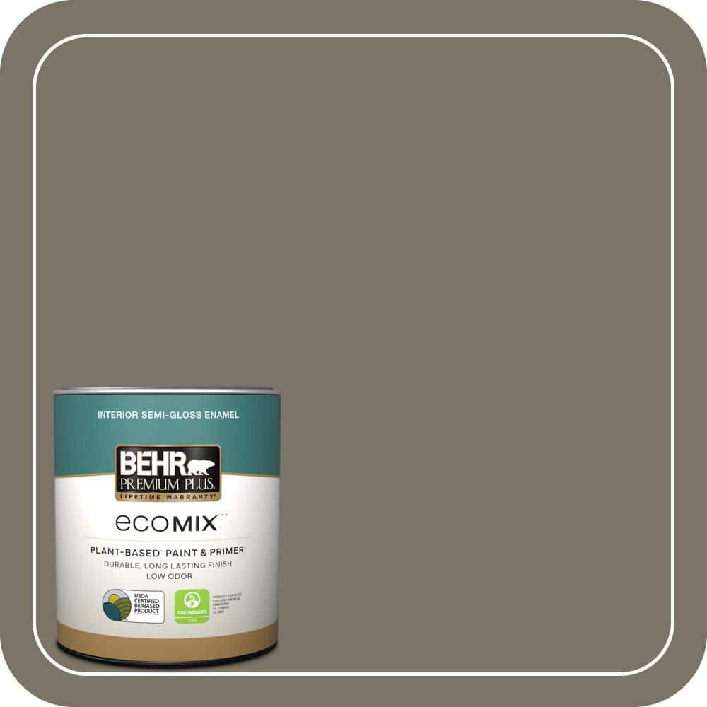 1 qt. #QE-38 Rooftop Garden Semi-Gloss Enamel EcoMix Plant-Based Interior Paint & Primer price history on PriceWatchPro