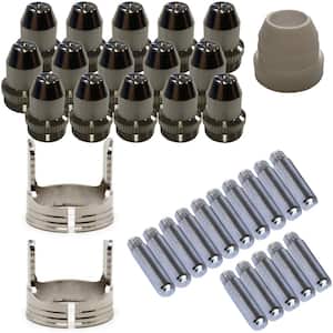 Plasma Cutter Consumables Sets for Brown LTP5000D and Brown LTPDC2000D (33-Piece)