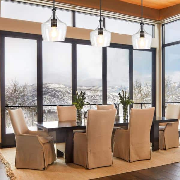 Hukoro Alfa 60-W 1-Light Dark Bronze Mini Pendant Light with