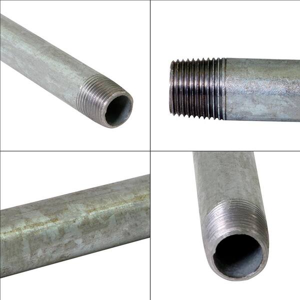 Everflow Supplies NPGL5092 9 Long Galvanized Steel Nipple Pipe Fitting with 5 Nominal Size Diameter Everflow Supplies NPGL5092 9 Long Galvanized Steel Nipple Pipe Fitting with 5 Nominal Size Diameter
