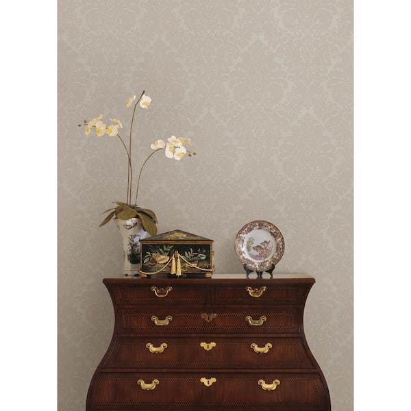 Betina Rose Damask Vinyl Wallpaper