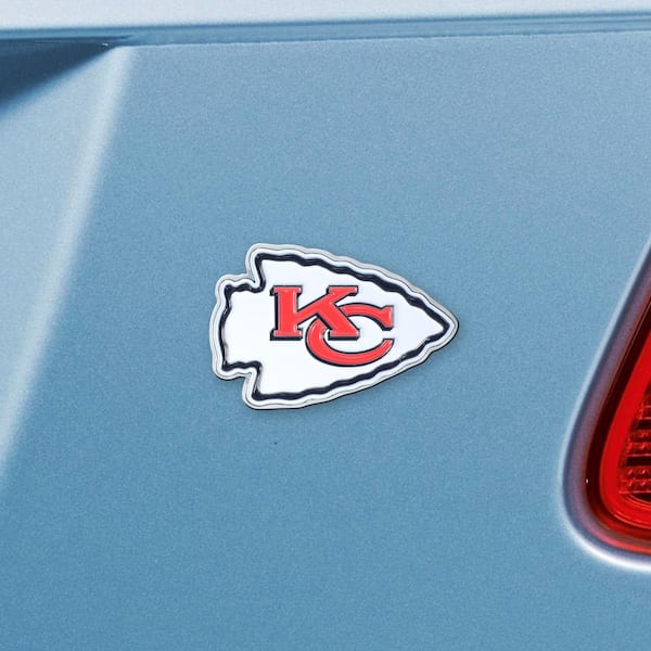 FANMATS NFL - Kansas City Chiefs 3D Molded Full Color Metal Emblem