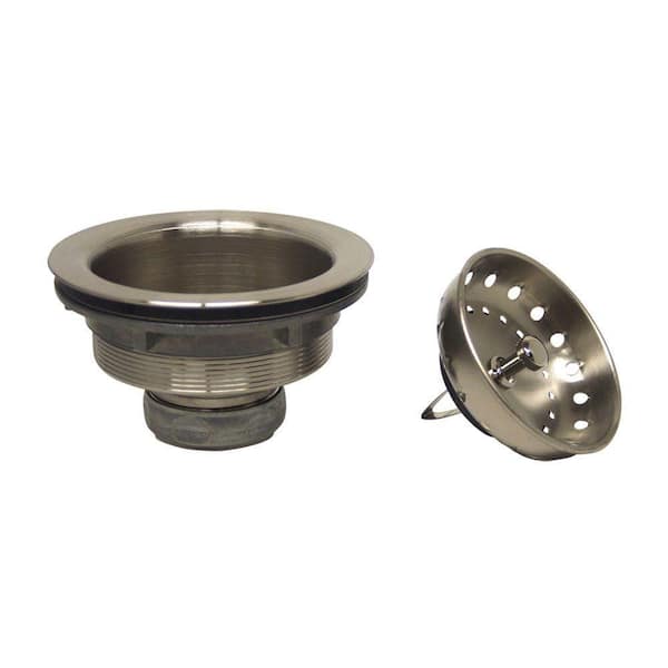 Glacier Bay Spring Clip Sink Strainer in Brushed Nickel GB1.SR2.BN3A ...