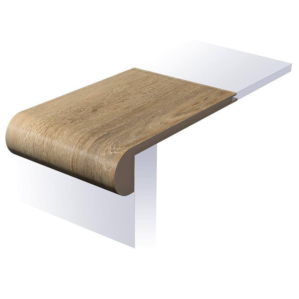 Romantic Vineyards 0.98 in. T x 4-1/2 in. W x 94 in. L Waterproof Flush Stair Nose Moulding price history on PriceWatchPro