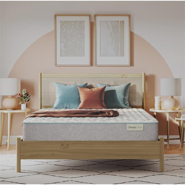 BEAUTY SLEEP Slumberscape Twin XL Firm 12.5 in. Standard Profile Mattress Set