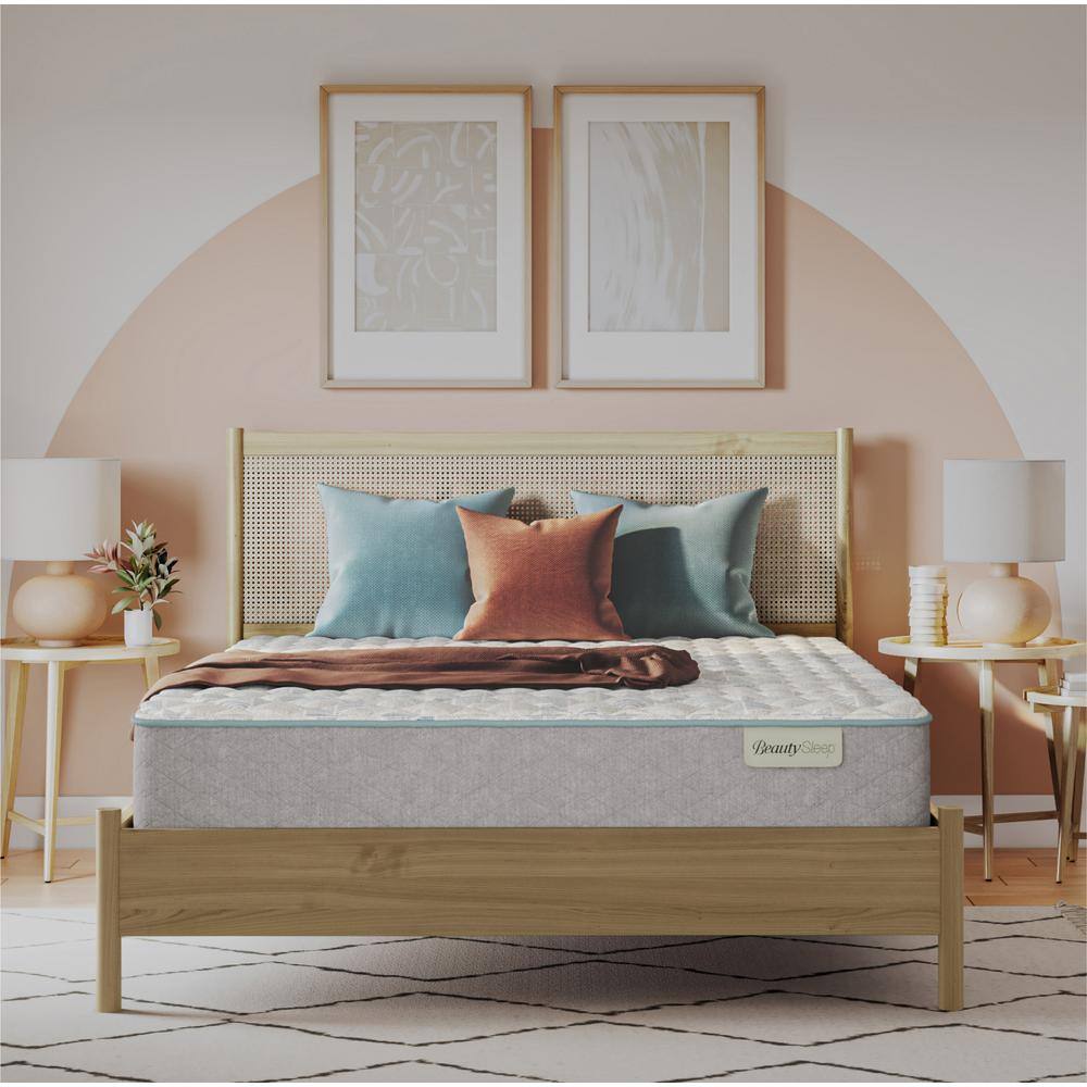 BEAUTY SLEEP Slumberscape King Firm 12.5 in. Standard Profile Mattress Set