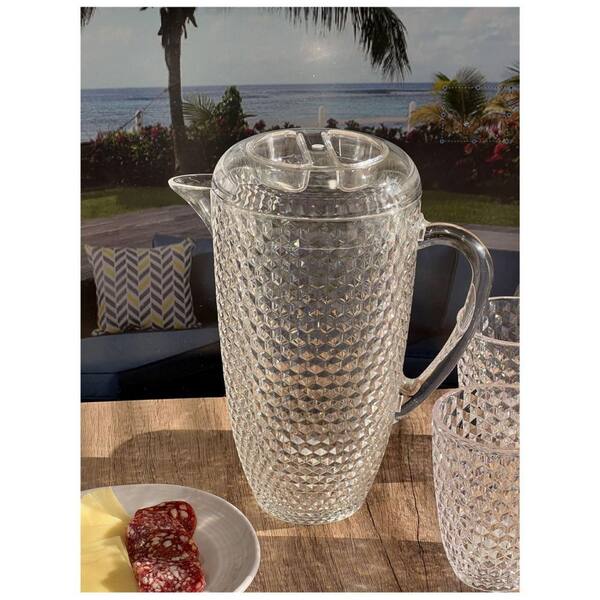 TarHong 78 oz Cordoba Pitcher w/ Lid Clear