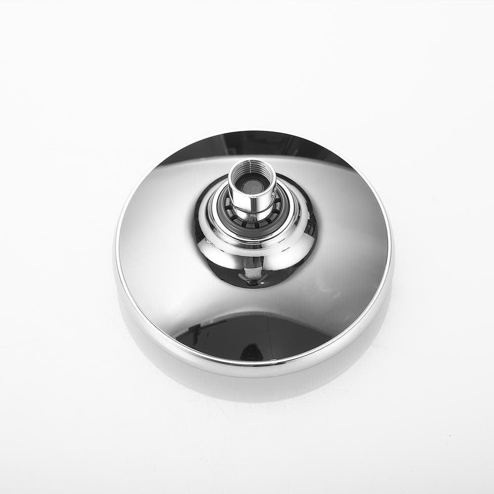 Chrome 5-Spray Wall Mount Shower Head with Handheld