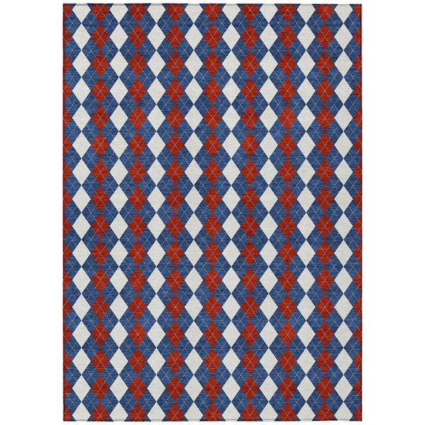 Chantille Machine Washable Indoor/Outdoor Abstract ACN2754 Baltic 10 ft. x 14 ft. Area Rug