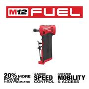 M12 FUEL 12V Lithium-Ion Brushless Cordless 1/4 in. Right Angle and Straight Die Grinder Kit (Tool-Only Kit)