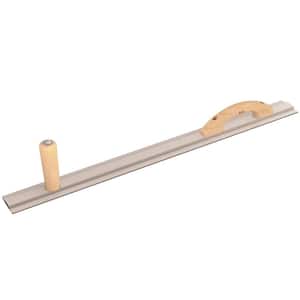 36 in. x 3-1/8 in. Straight Magnesium Darby with Wood Handle
