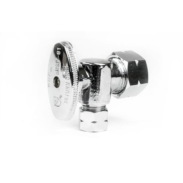 Dual Compression Outlet Angle Stop Valve, Plumbing Fitting