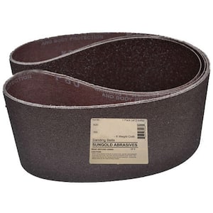 6 in. x 48 in. 40 Grit Aluminum Oxide X-Weight Cloth Sanding Belt (3-Pack)